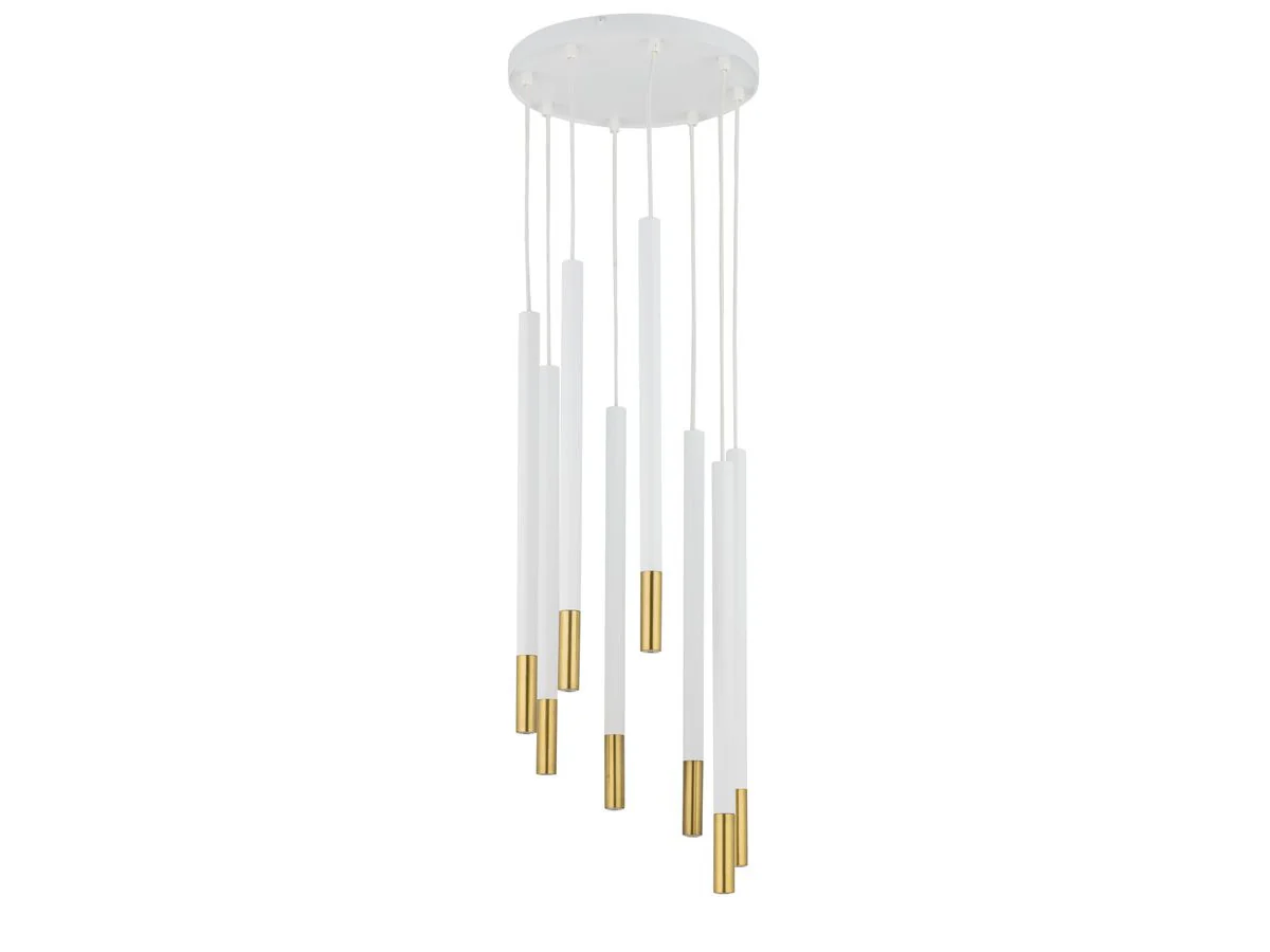 Lustre JANELLE en laiton - Image 6