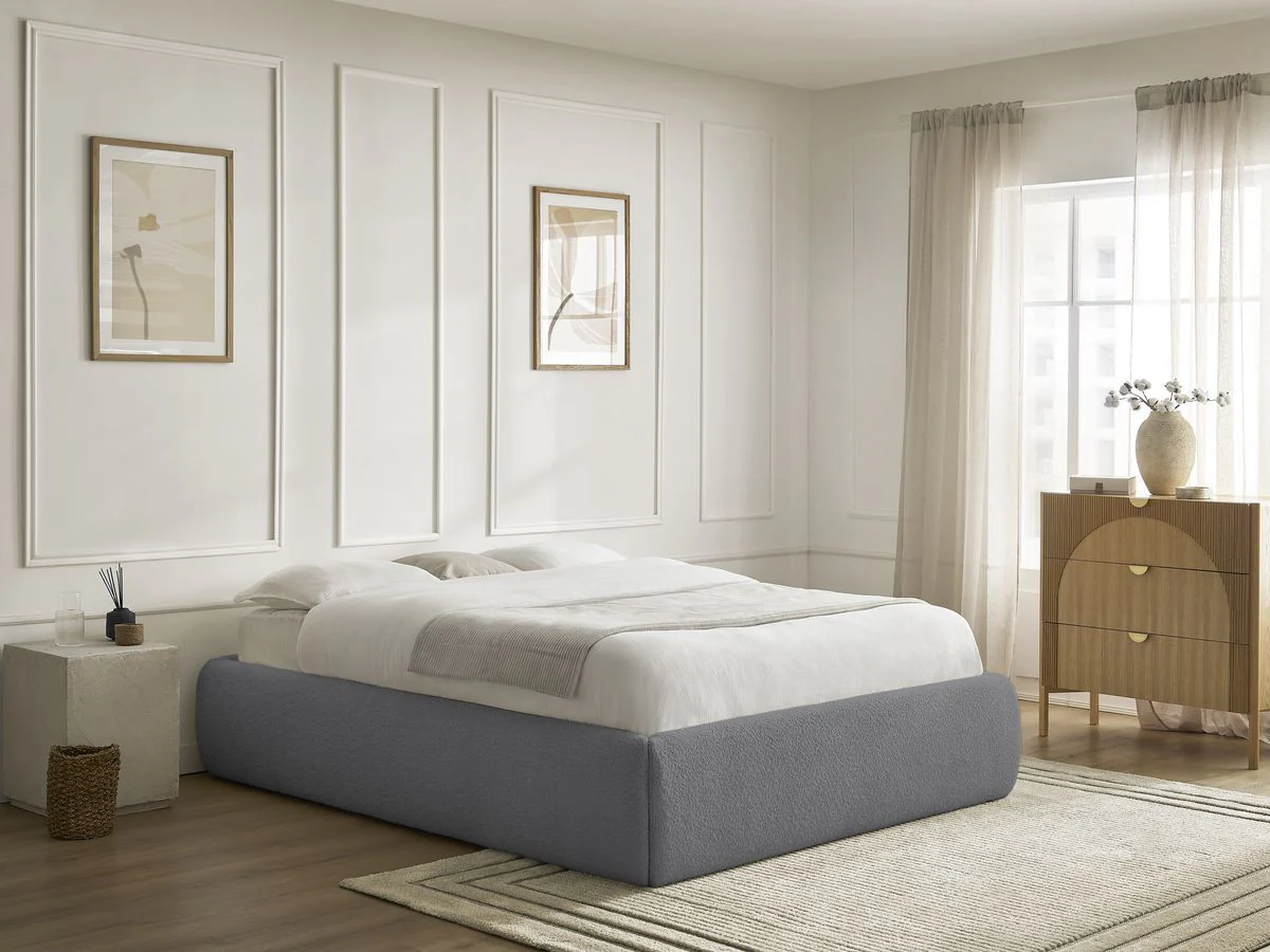 Sommier coffre INERA tissu bouclette - Image 9