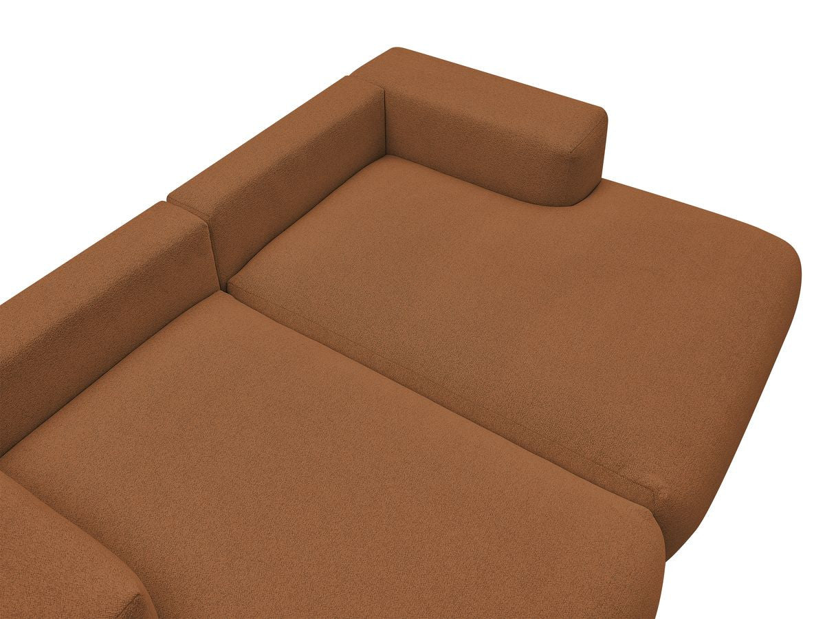 Canapé droit fixe 4 places VOLTAIRE assise profonde tissu chiné - Image 22