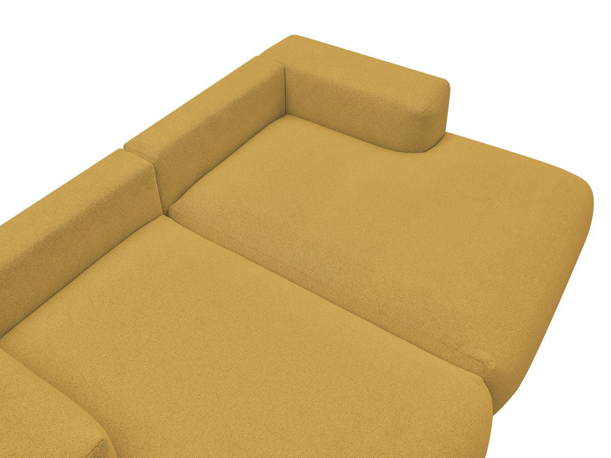 Canapé droit fixe 4 places VOLTAIRE assise profonde tissu chiné - Image 23