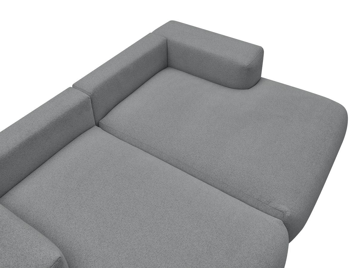 Canapé droit fixe 4 places VOLTAIRE assise profonde tissu chiné - Image 26
