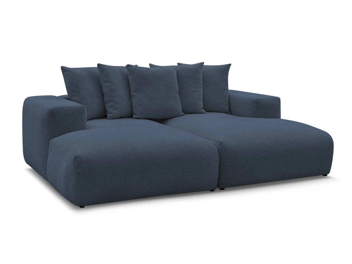 Canapé droit fixe 4 places VOLTAIRE assise profonde tissu chiné - Image 9