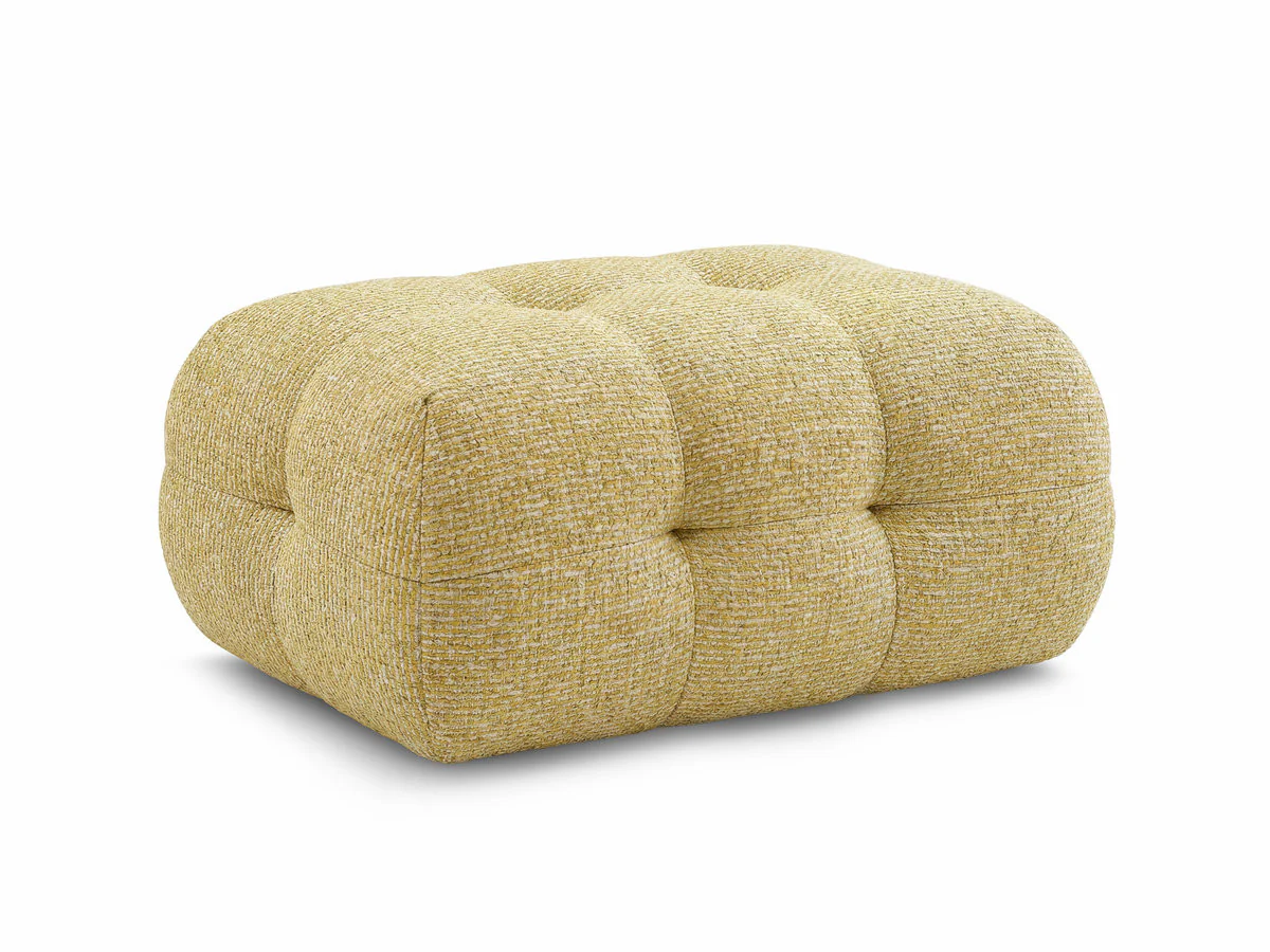 Pouf petit LAURA tissu chiné - Image 6