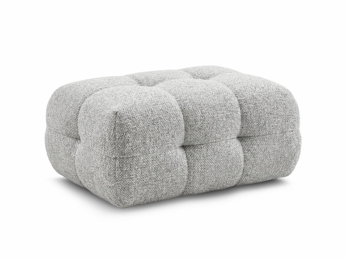 Pouf petit LAURA tissu chiné - Image 8