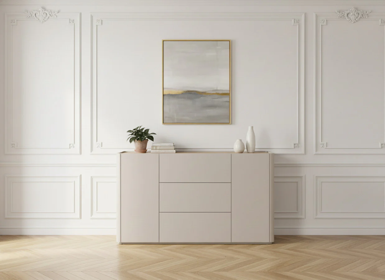 Buffet 2 portes 3 tiroirs 150 cm ANYRA - Image 3