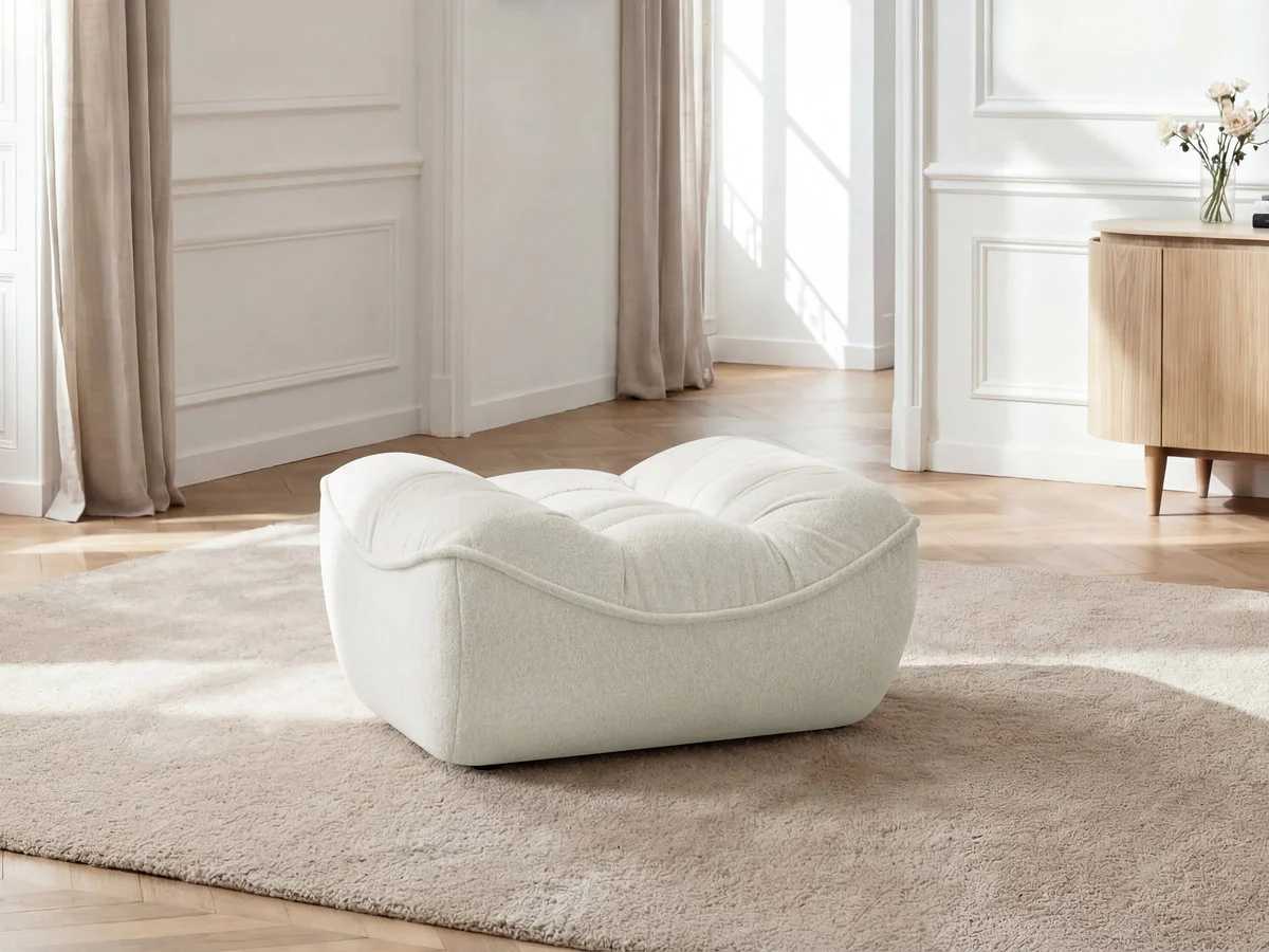 Pouf SERENA tissu chiné - Image 10