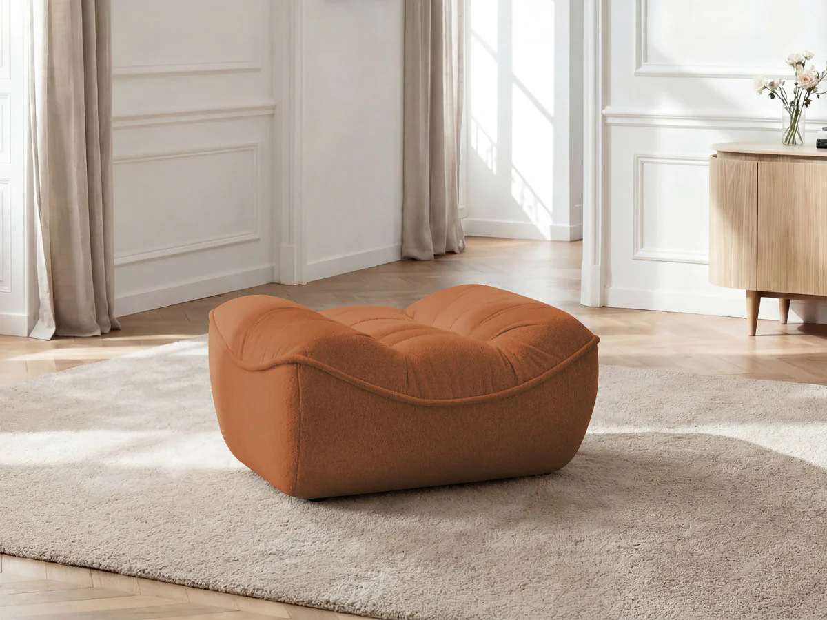 Pouf SERENA tissu chiné - Image 13