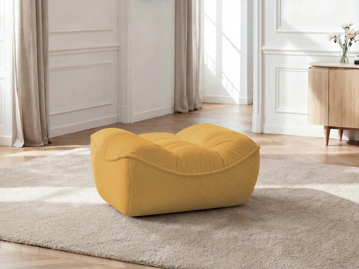 Pouf SERENA tissu chiné - Image 14