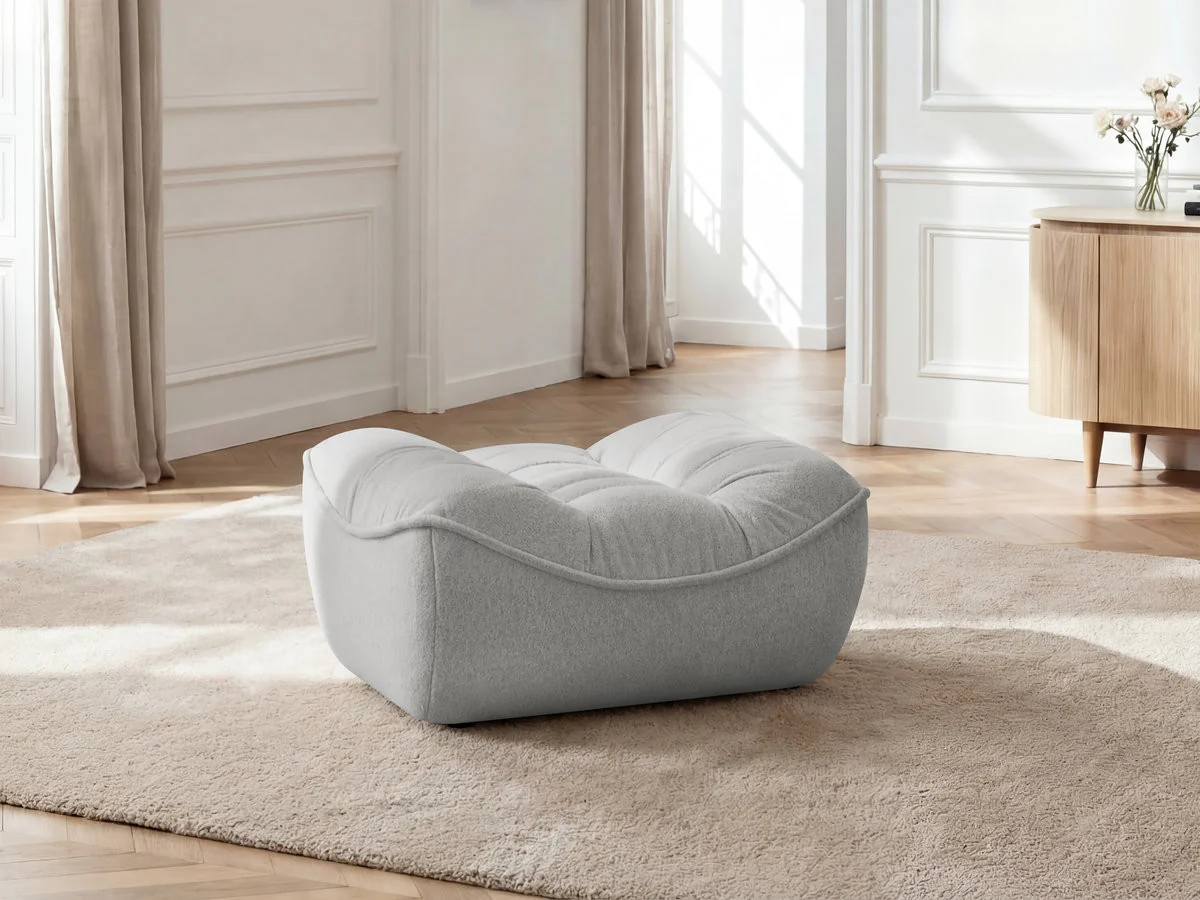 Pouf SERENA tissu chiné - Image 16