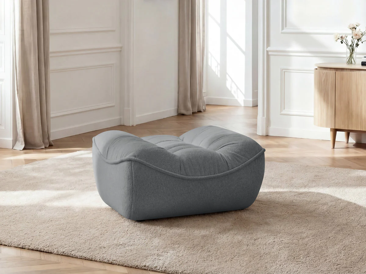 Pouf SERENA tissu chiné - Image 8