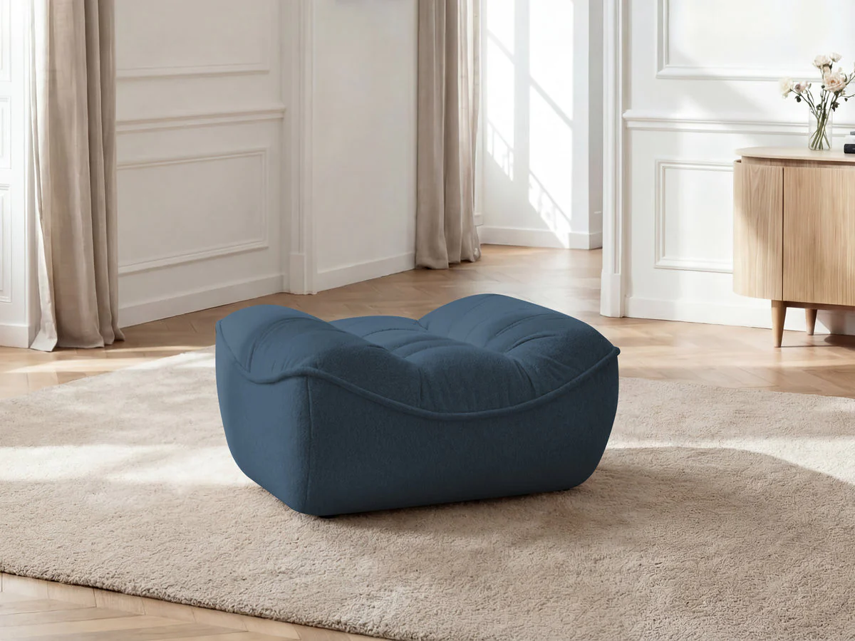 Pouf SERENA tissu chiné - Image 9