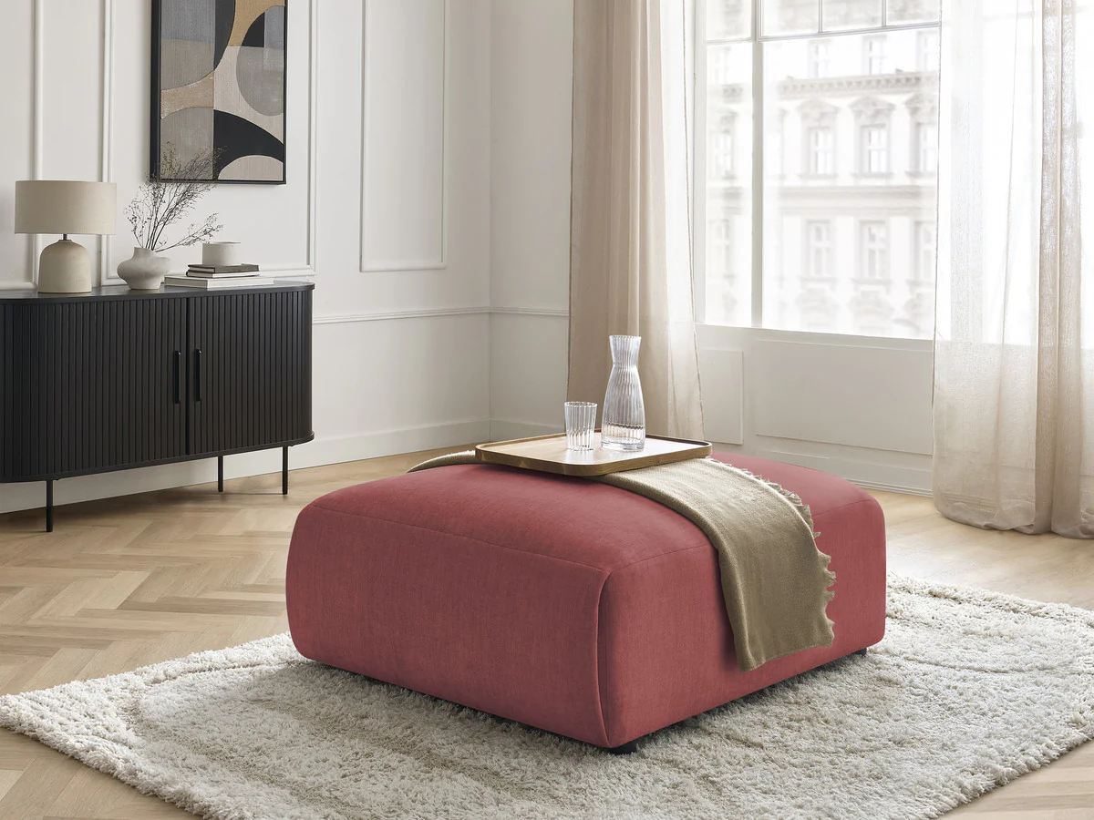 Pouf grand JANA tissu velours - Image 11