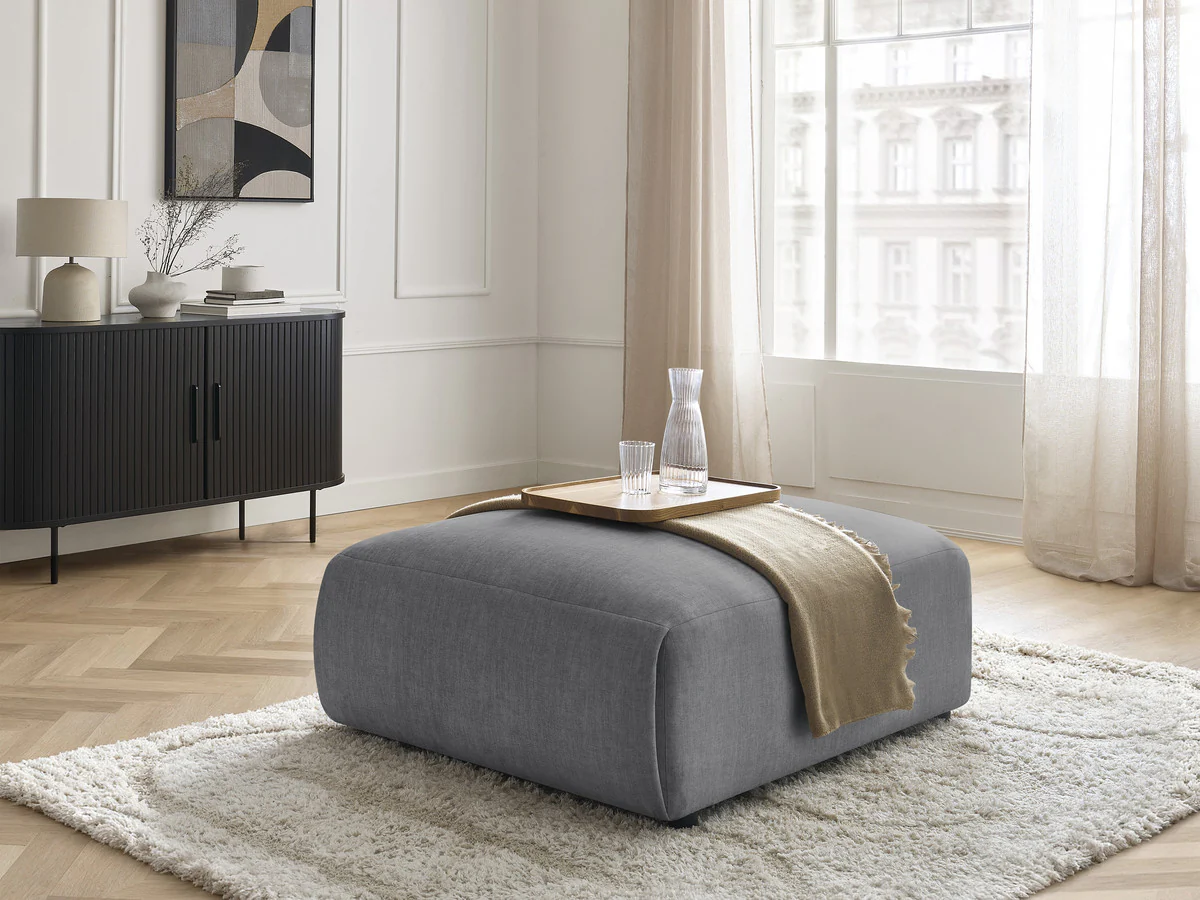 Pouf grand JANA tissu velours - Image 16