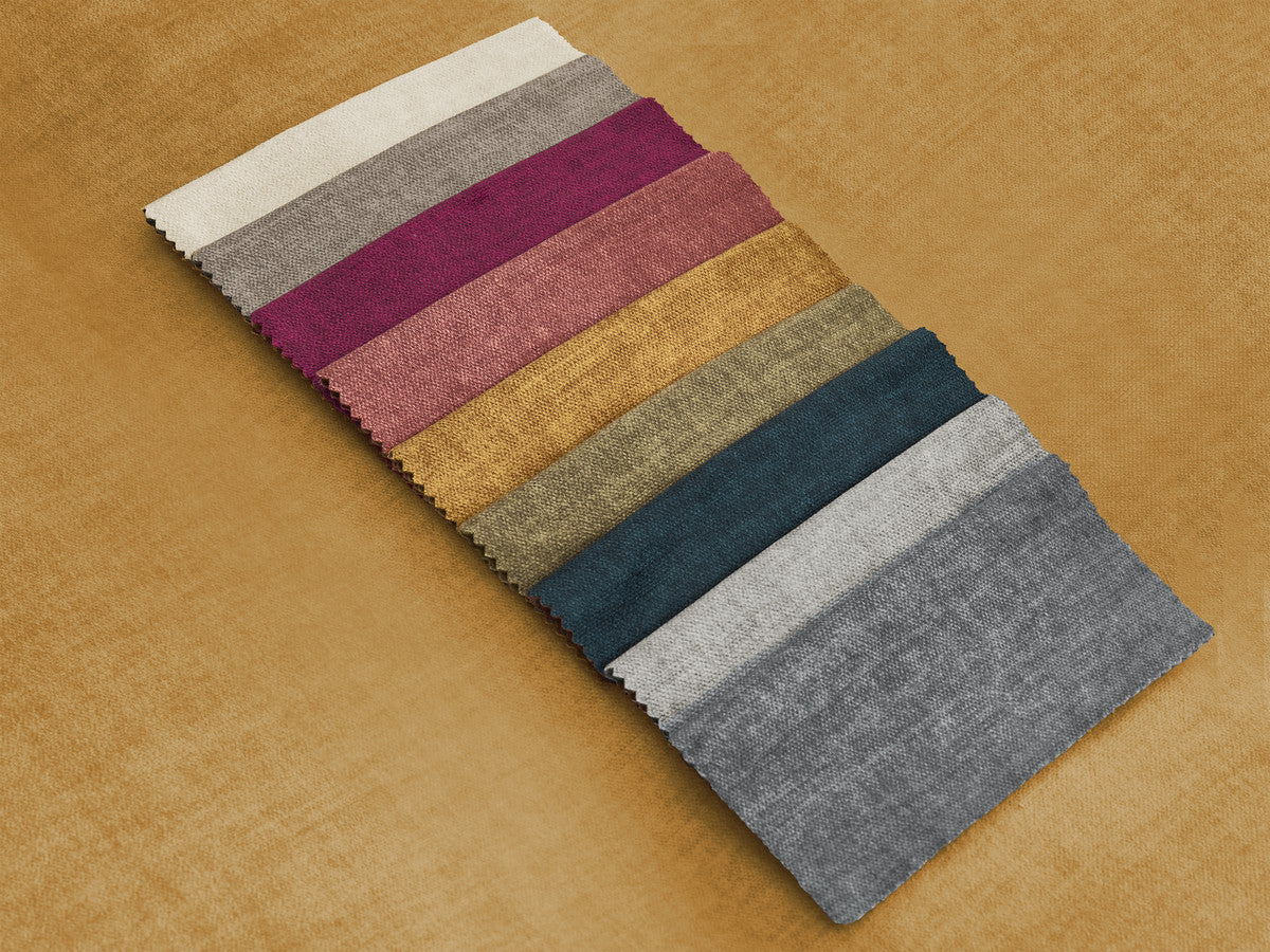 Méridienne avec têtière  pour canapé modulable JANA tissu velours - Image 4