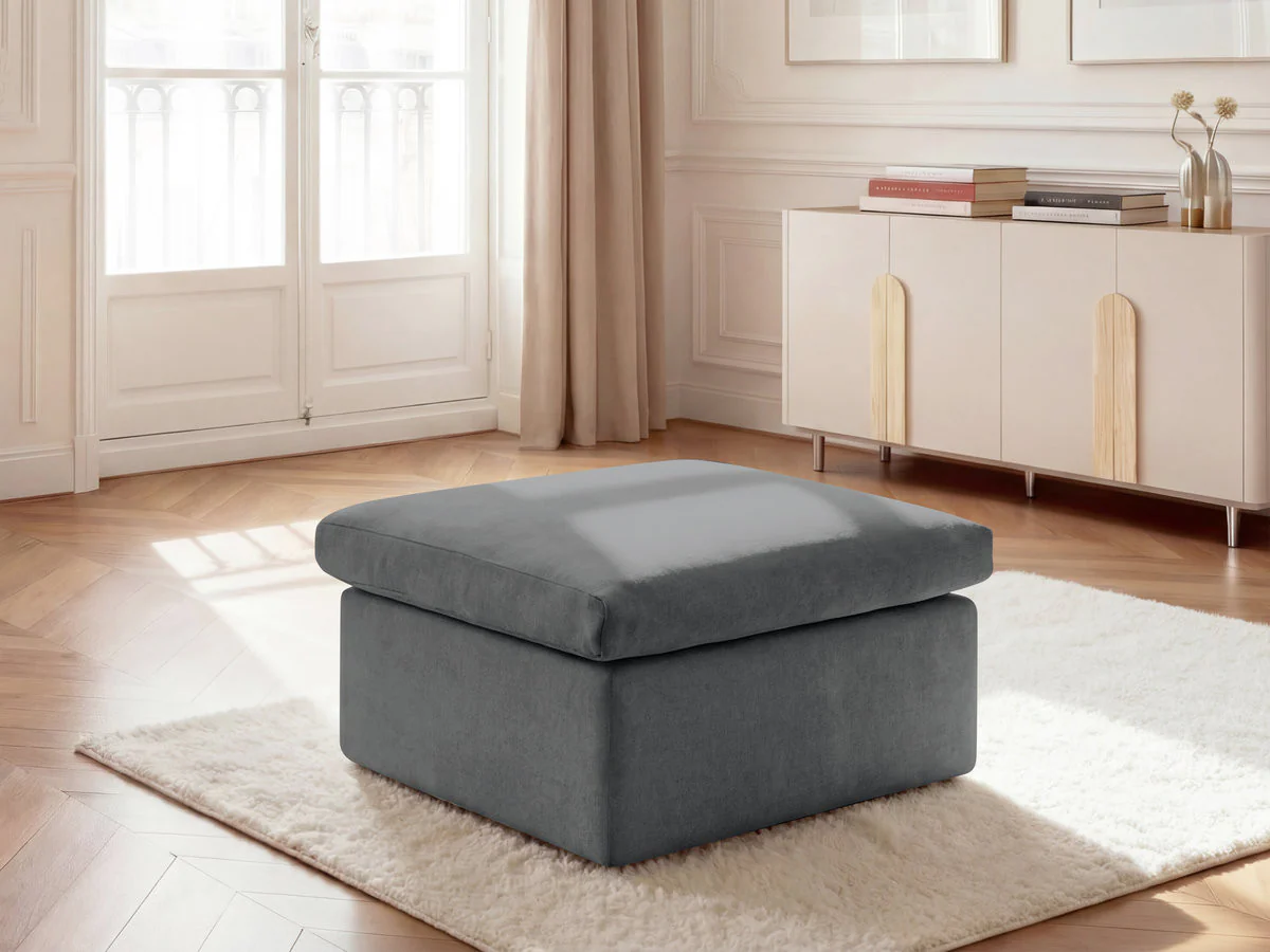 Pouf ENORE tissu lisse - Image 11