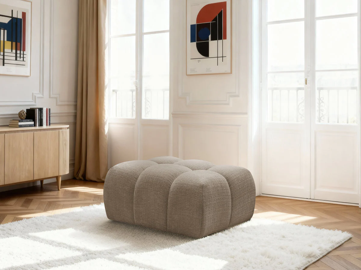 Pouf MELISSE tissu texturé - Image 12