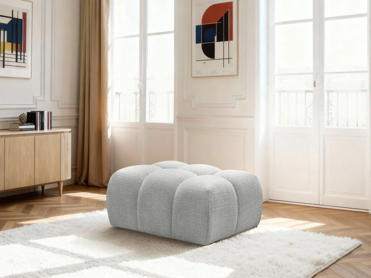 Pouf MELISSE tissu texturé - Image 5