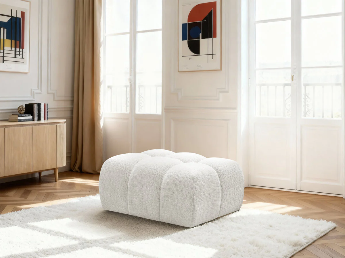 Pouf MELISSE tissu texturé - Image 9