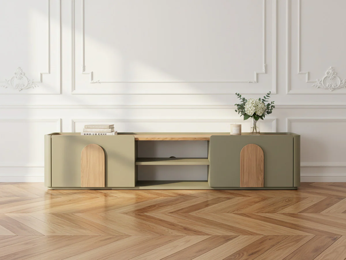 Meuble TV 1 porte 1 tiroir 170 cm ENYRA - Image 3