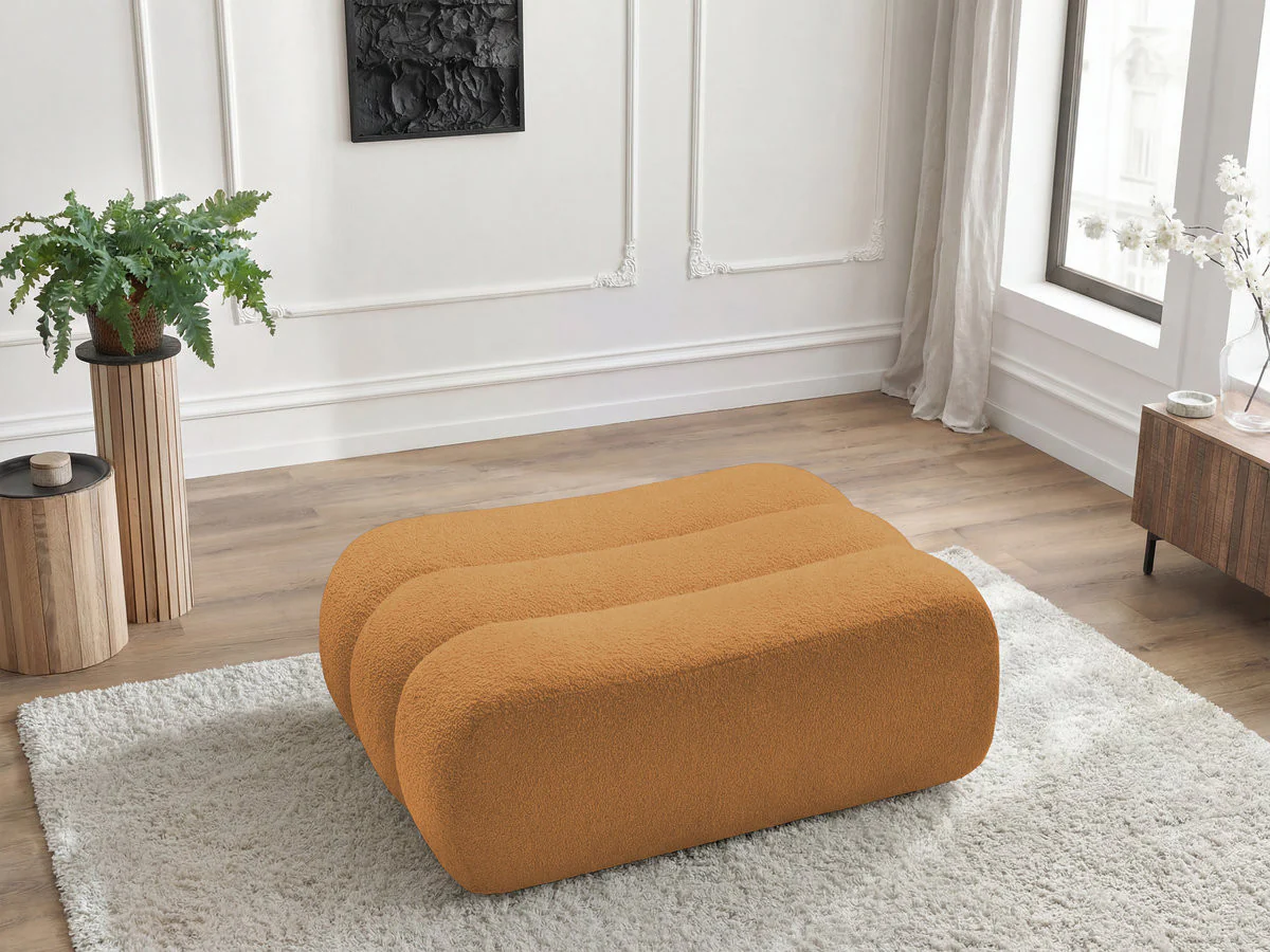 Pouf AZRA tissu bouclette - Image 14