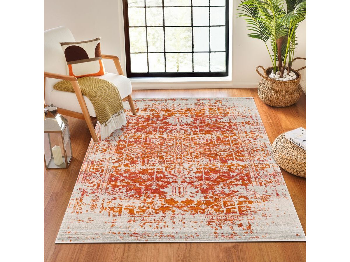 Tapis poils ras LALLA vintage - Image 2