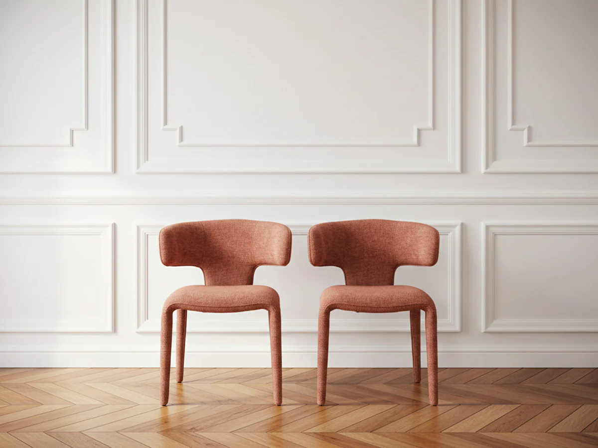 Lot de 2 chaises MILA tissu texturé - Image 6