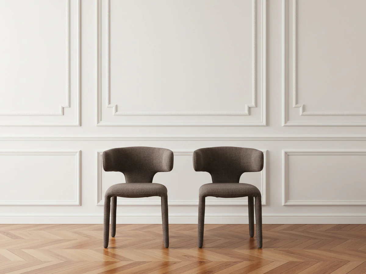 Lot de 2 chaises MILA tissu texturé - Image 7