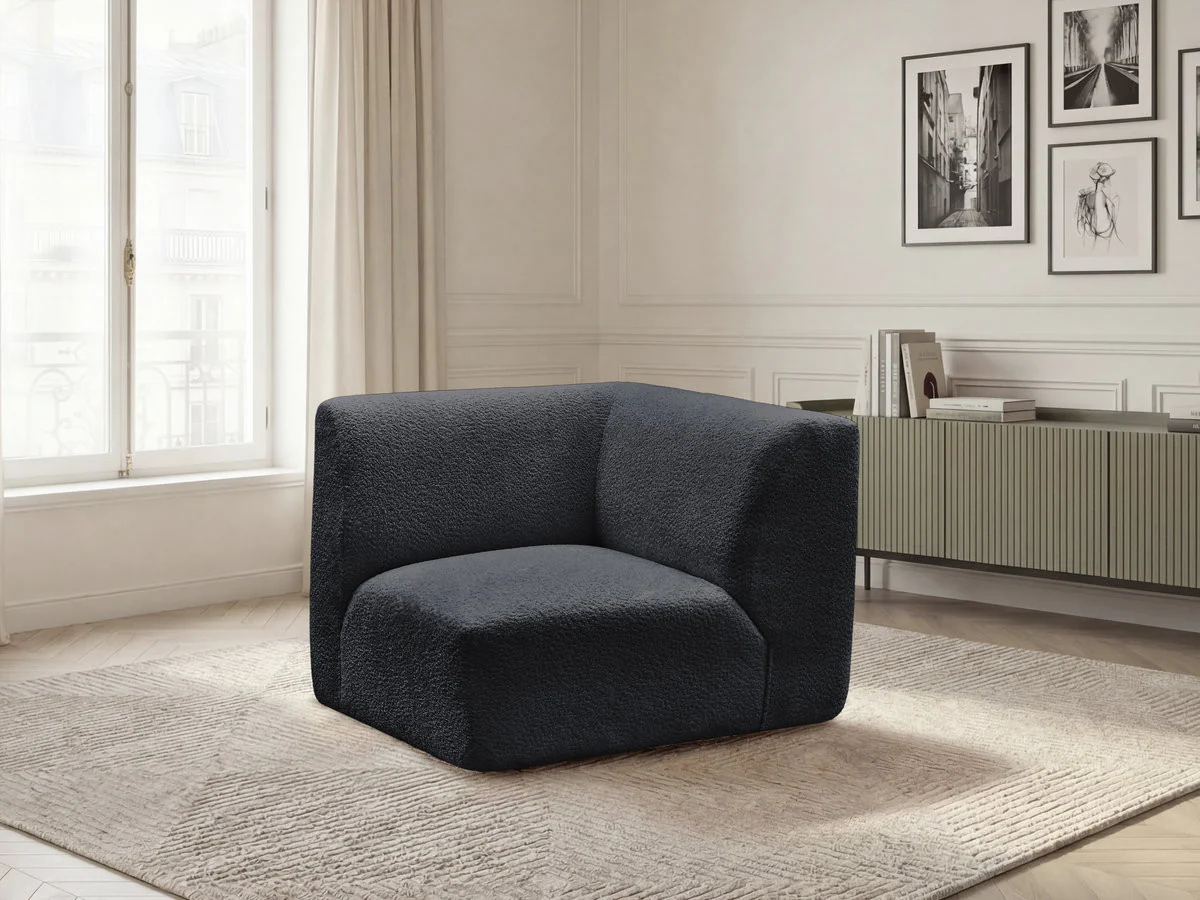 Petit angle pour canapé modulable ANDA tissu chenille - Image 11