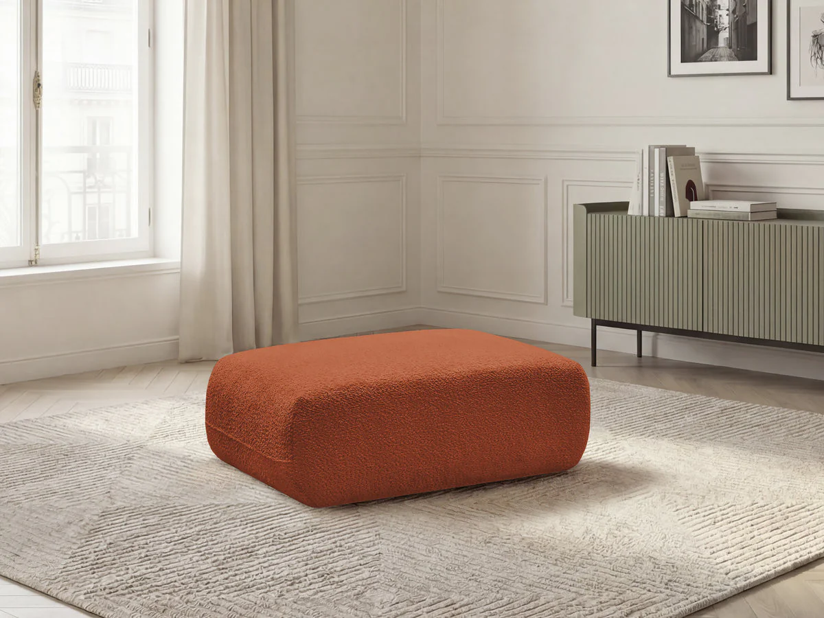 Pouf ANDA tissu chenille - Image 5