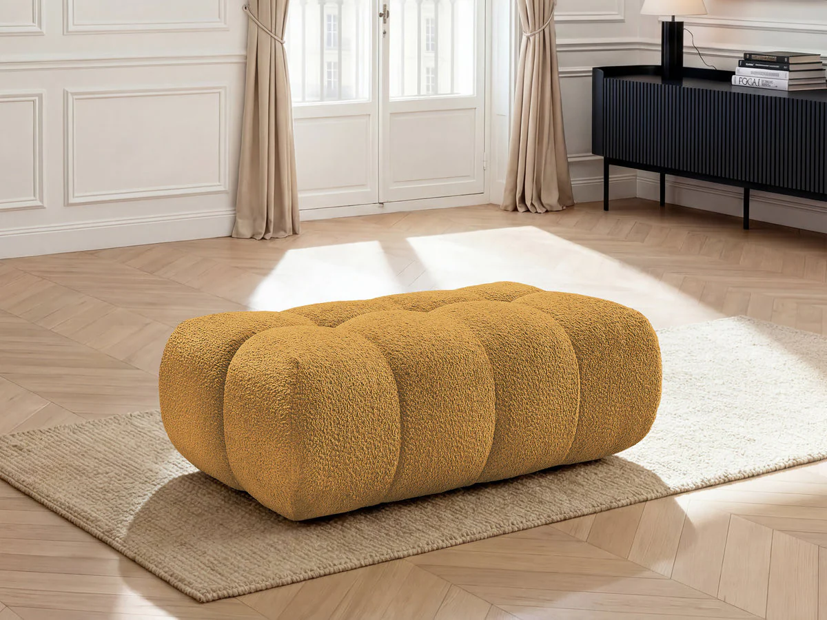 Pouf JAYA tissu chenille - Image 5