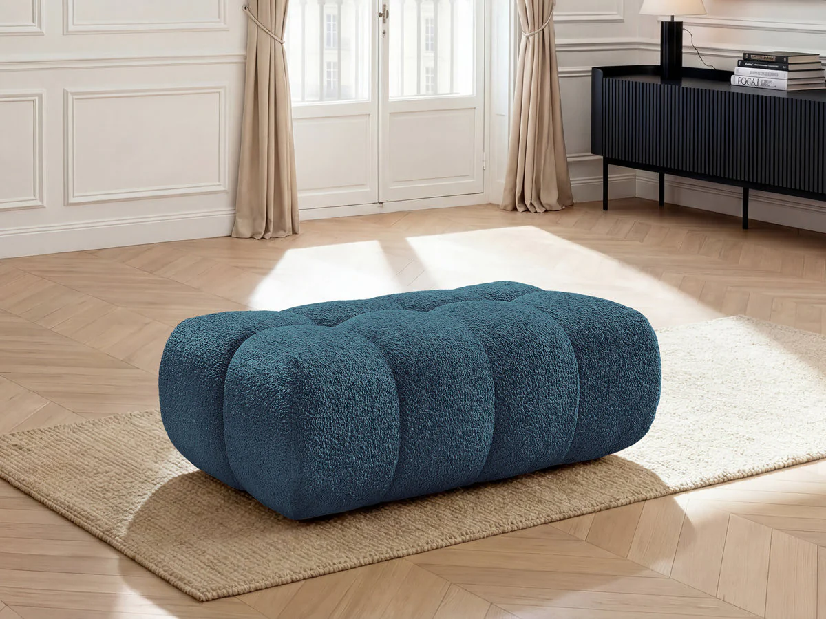 Pouf JAYA tissu chenille - Image 7