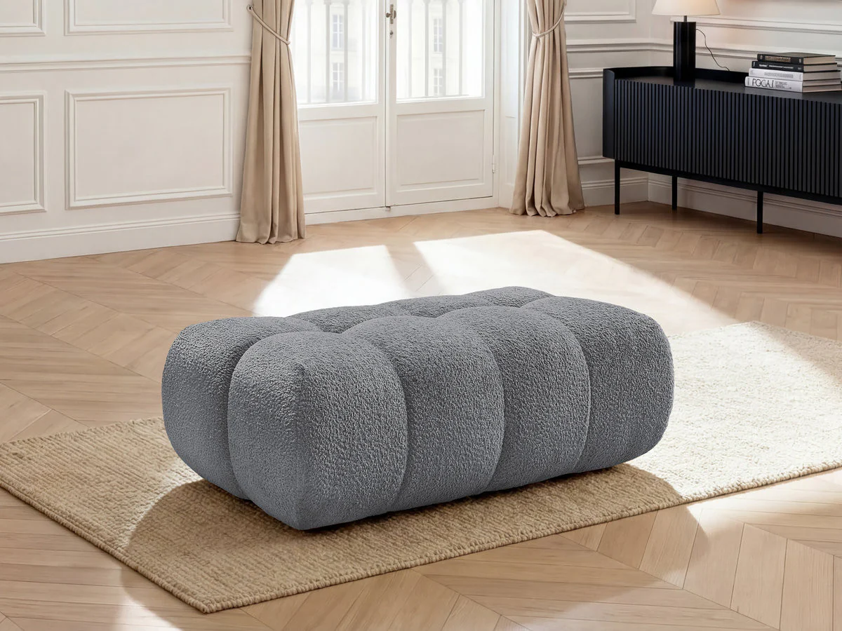 Pouf JAYA tissu chenille - Image 9