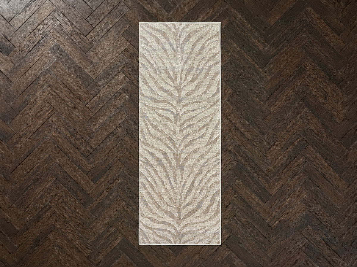 Tapis de couloir poils ras ZORA motif zèbre - Image 4