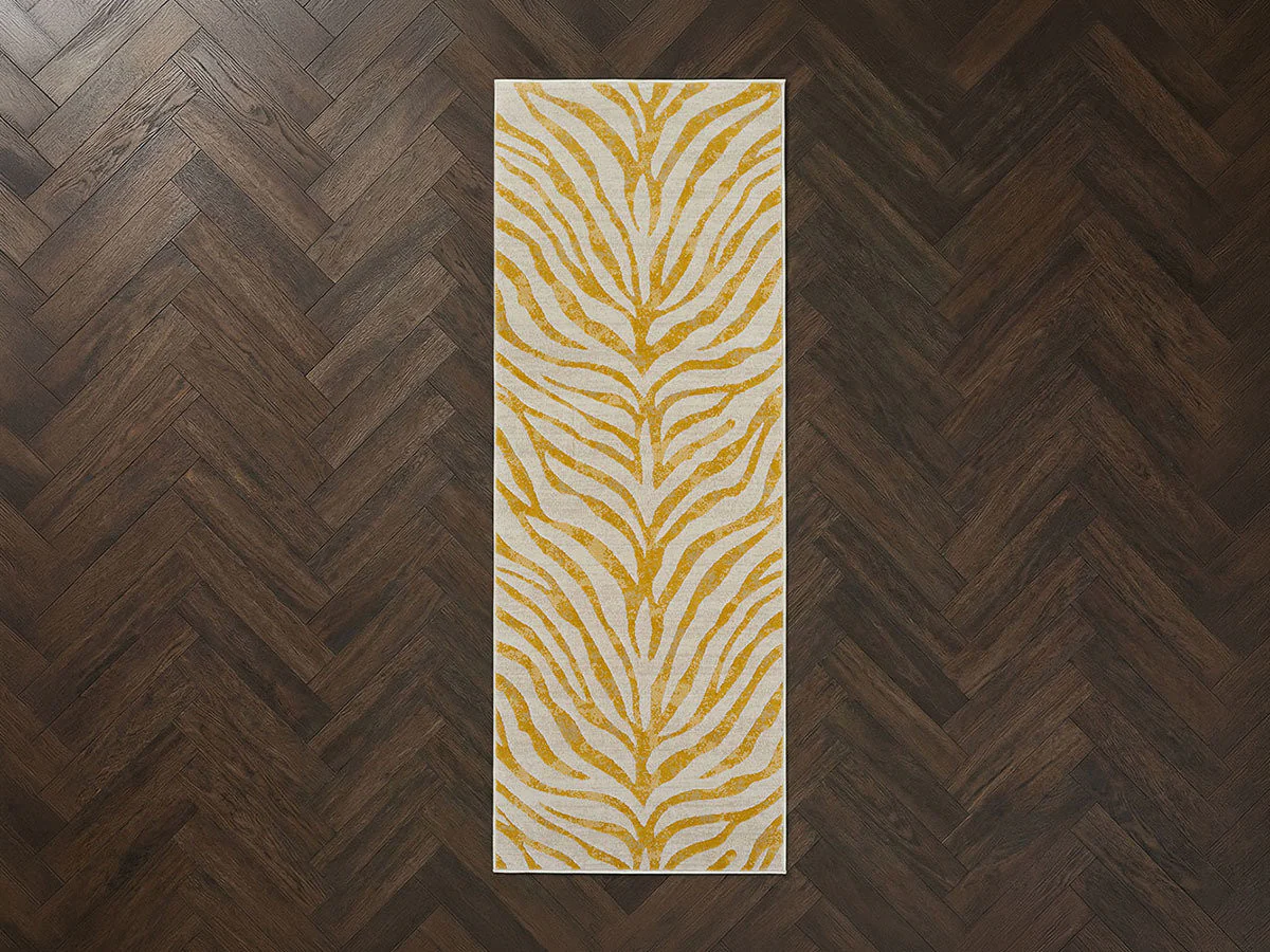 Tapis de couloir poils ras ZORA motif zèbre - Image 5