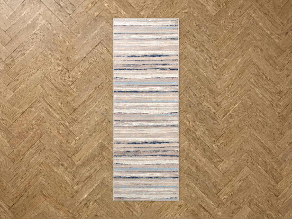 Tapis de couloir poils ras SARIK motif abstrait - Image 2
