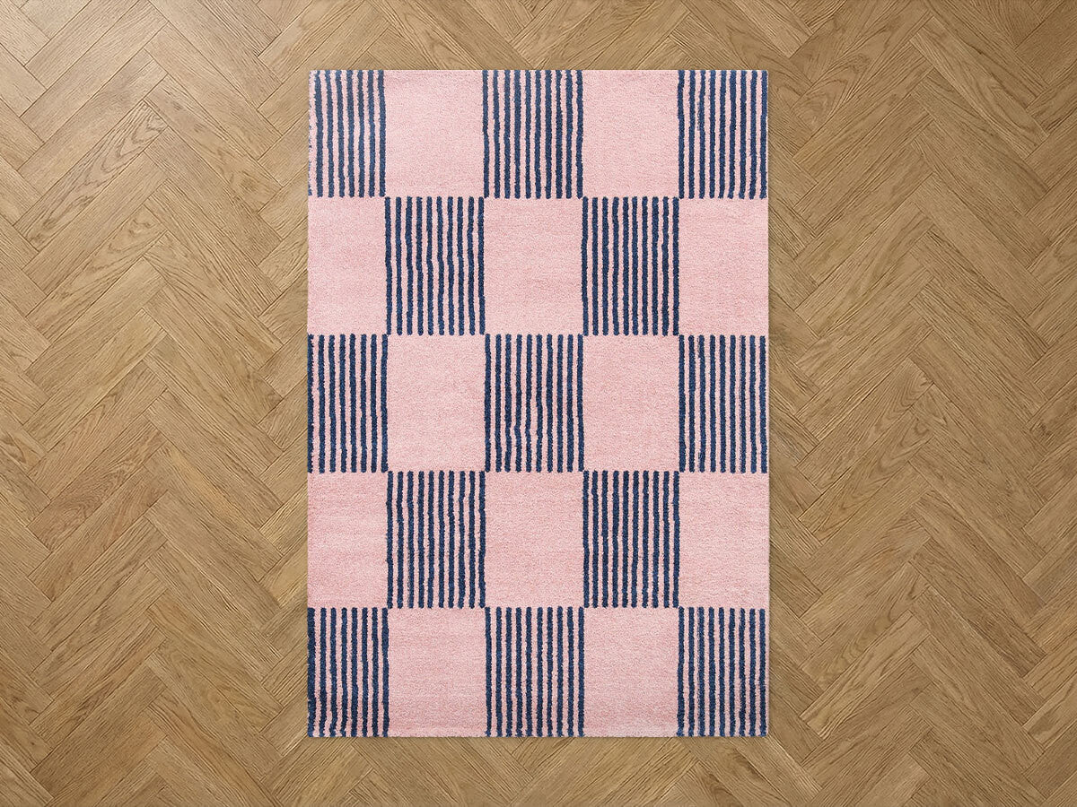 Tapis poils longs MAXIE motif retro - Image 4
