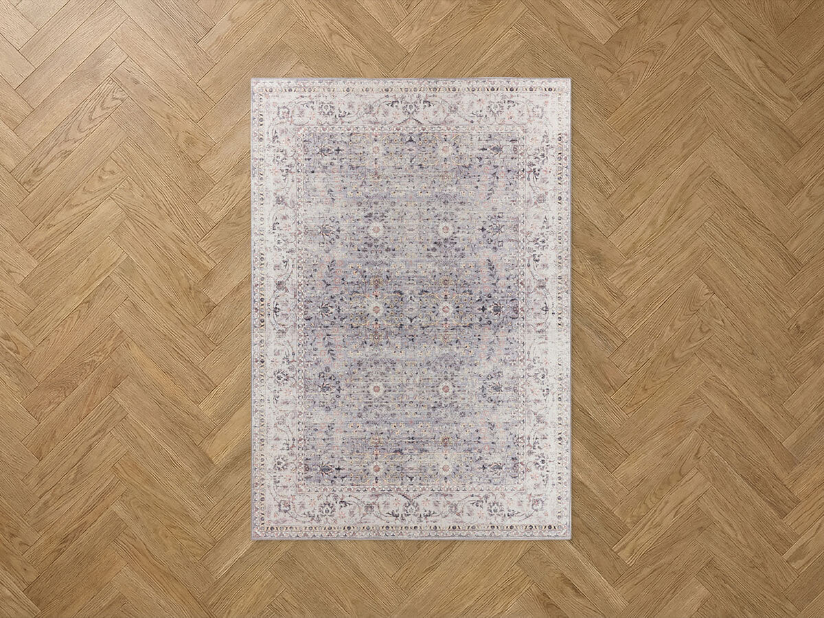 Tapis lavable à poils ras NOREN vintage
