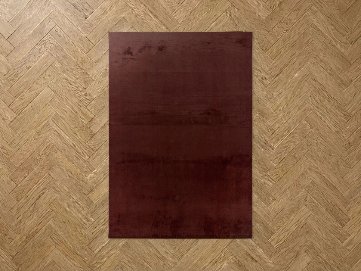 Tapis lavable à poils ras BRANA uni