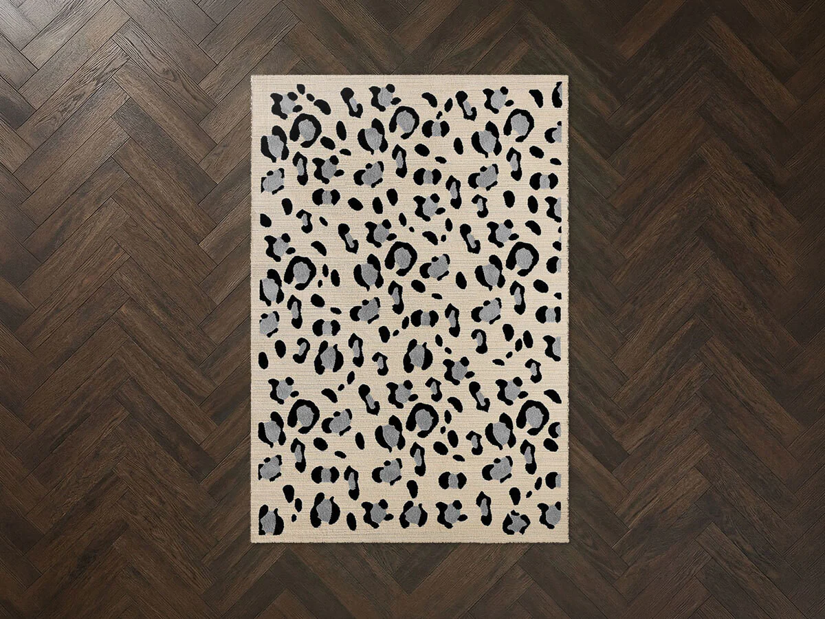 Tapis poils ras CHEETAH motif léopard - Image 2