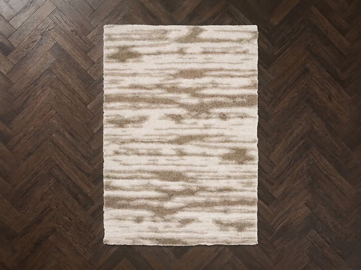 Tapis poils longs TELIRA motif abstrait - Image 3