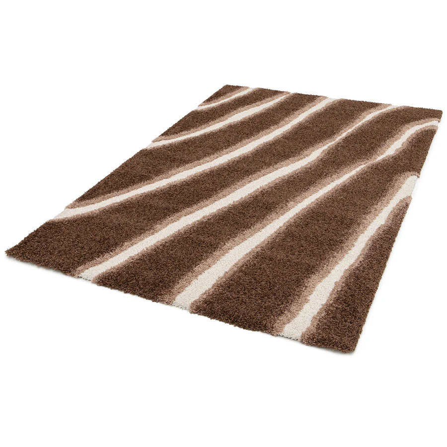 Tapis poils longs TIRASU motif abstrait - Image 4