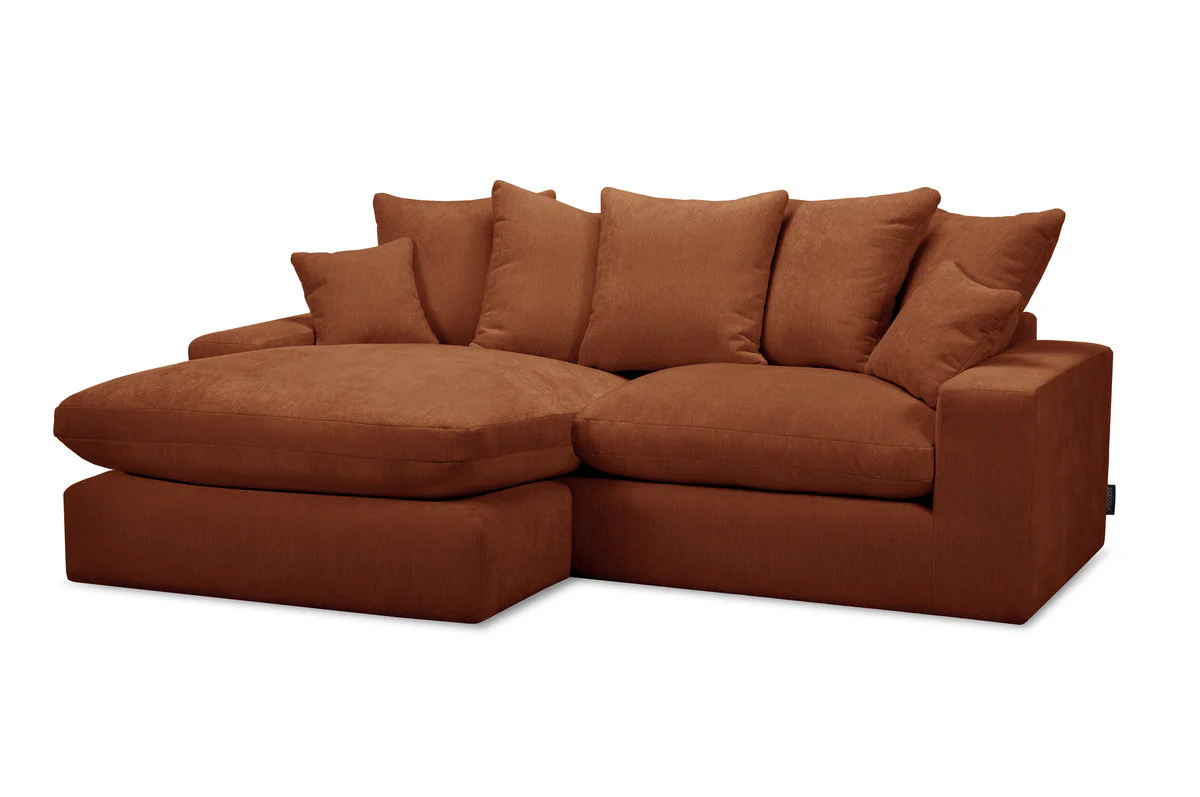 Canapé d'angle réversible compact NEVADA tissu lisse - Image 3